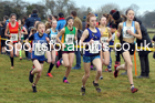 Girls under-13s Northern Cross Country Champs., Camp Hill Estate, Kirklington.  Photo: David T. Hewitson/Sports for All Pics